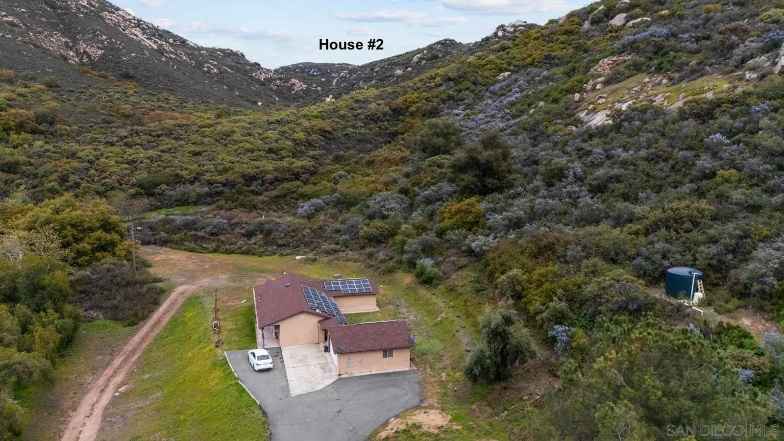21908 Japatul Lane Alpine, CA 91901 - Photo 21 of 47 an aerial view of a house with a yard