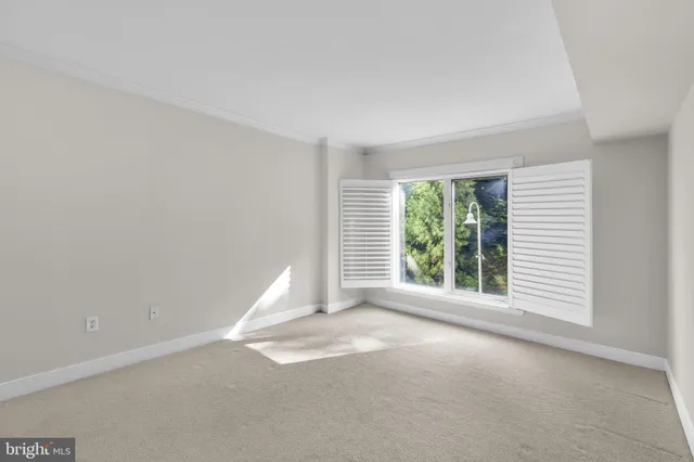 a view of room with window