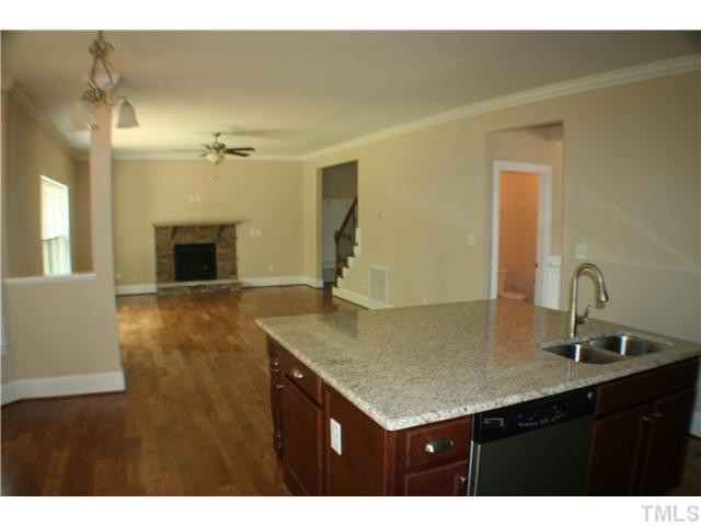 1400 Trinity Road, Unit LOT16 Cary, NC 27513 - Photo 15 of 25 a bathroom with a sink vanity granite and a mirror