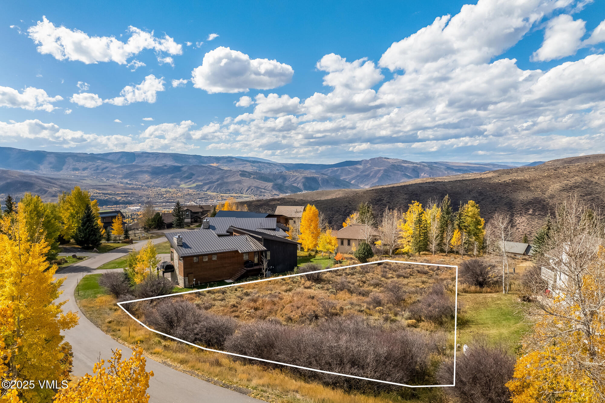 4521 Flat Point Avon, CO 81620 - Photo 5 of 11 aerial 5 outline