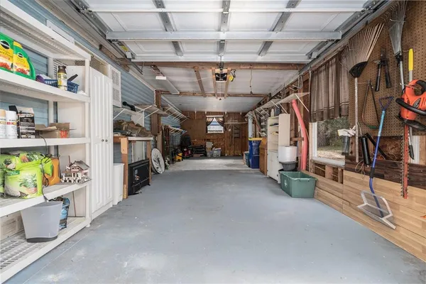 a view of storage and utility room