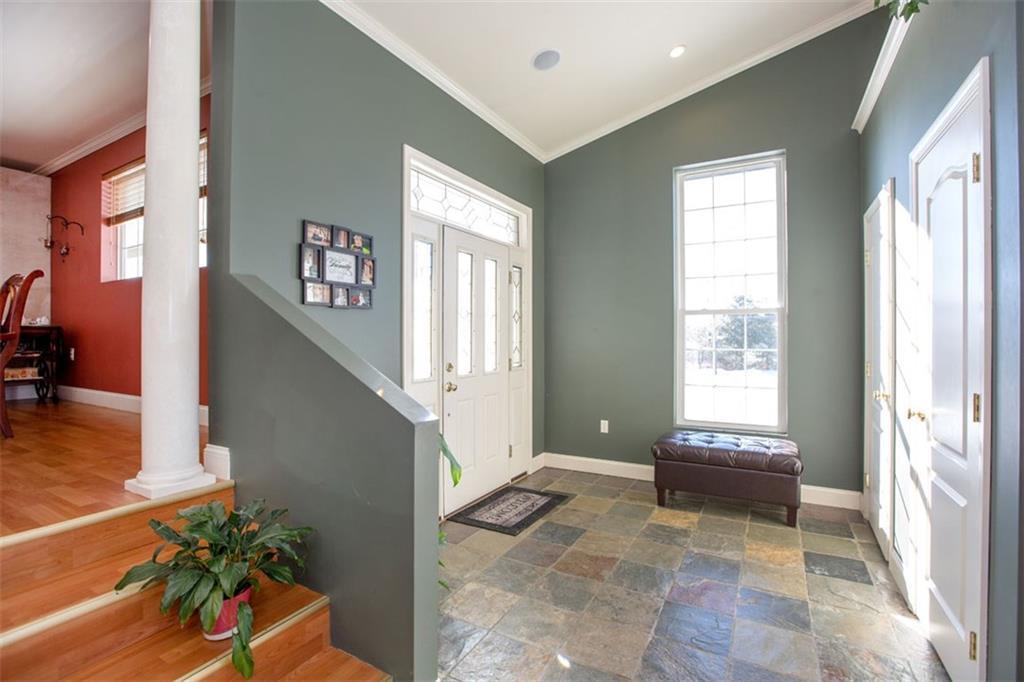 54 Upland Road Lisbon, ME 04250 - Photo 9 of 35 Front door foyer offers a charming...
