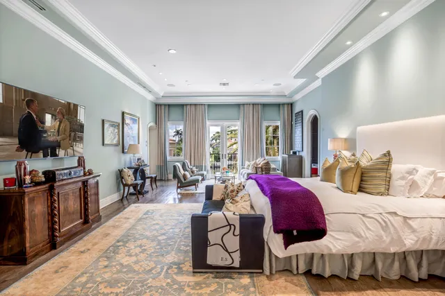 a view of a yard with a slide