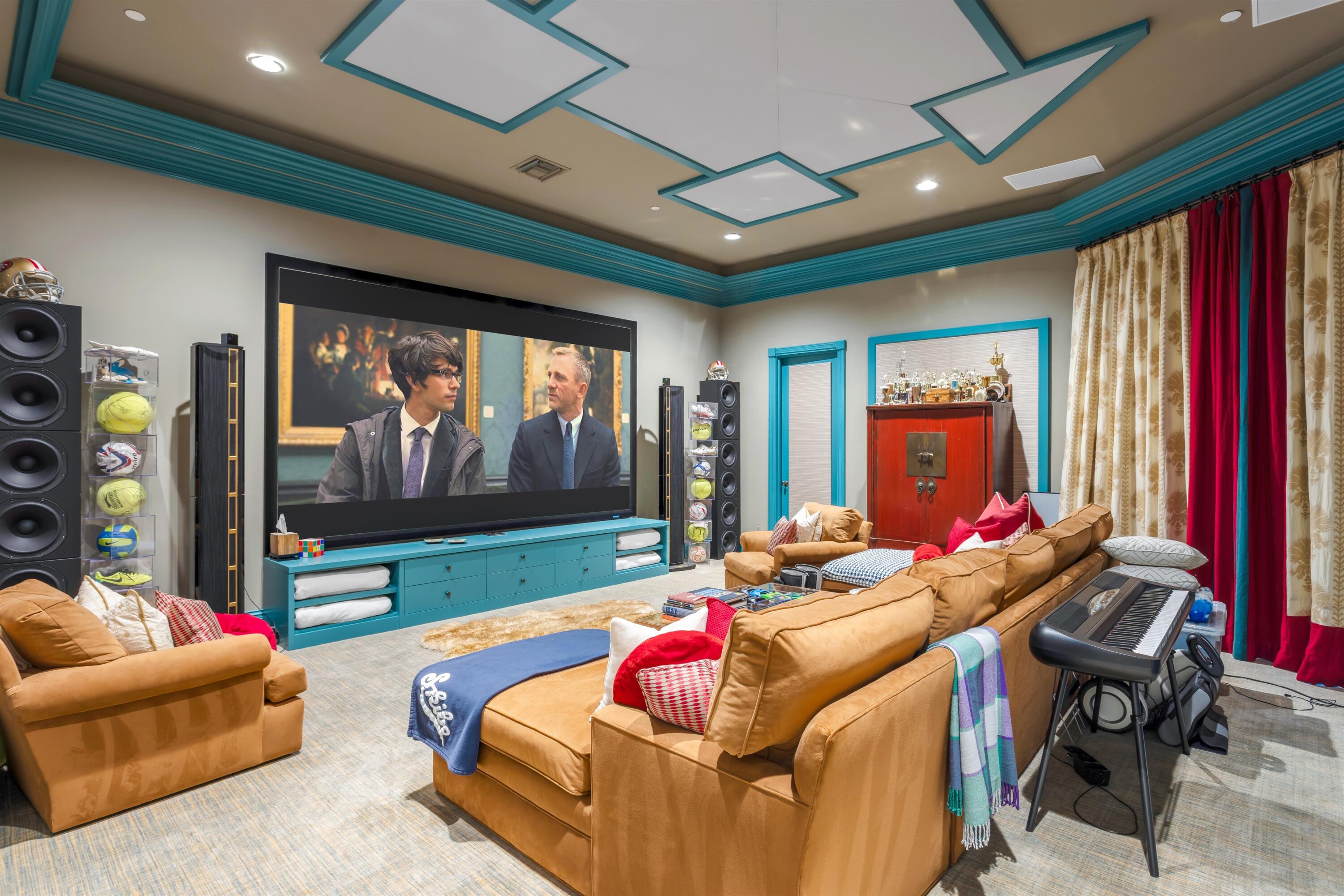 799 Northeast 45th Road Boca Raton, FL 33431 - Photo 53 of 90 a living room with furniture a rug and a chandelier