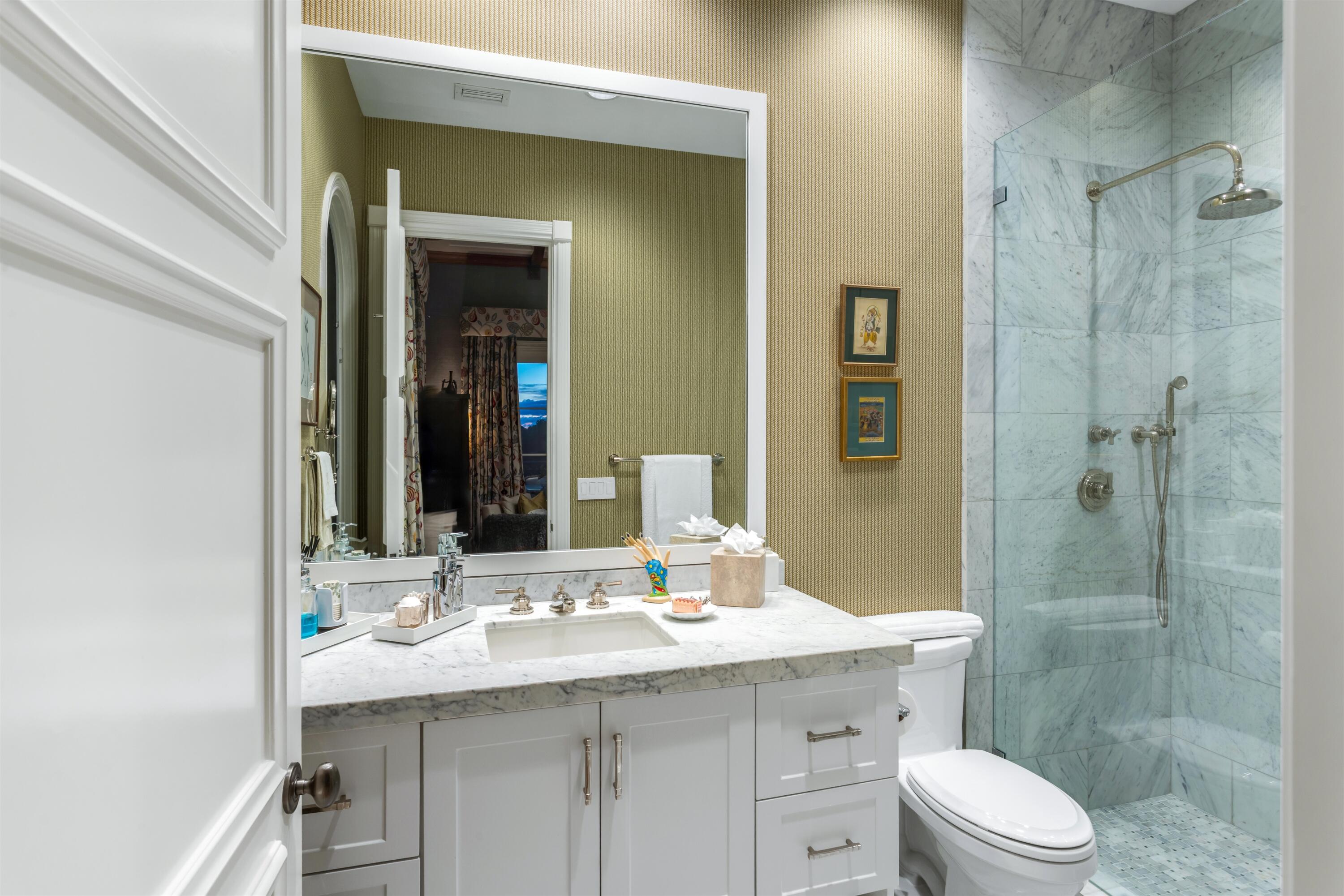 799 Northeast 45th Road Boca Raton, FL 33431 - Photo 66 of 90 a bathroom with a sink a toilet and shower