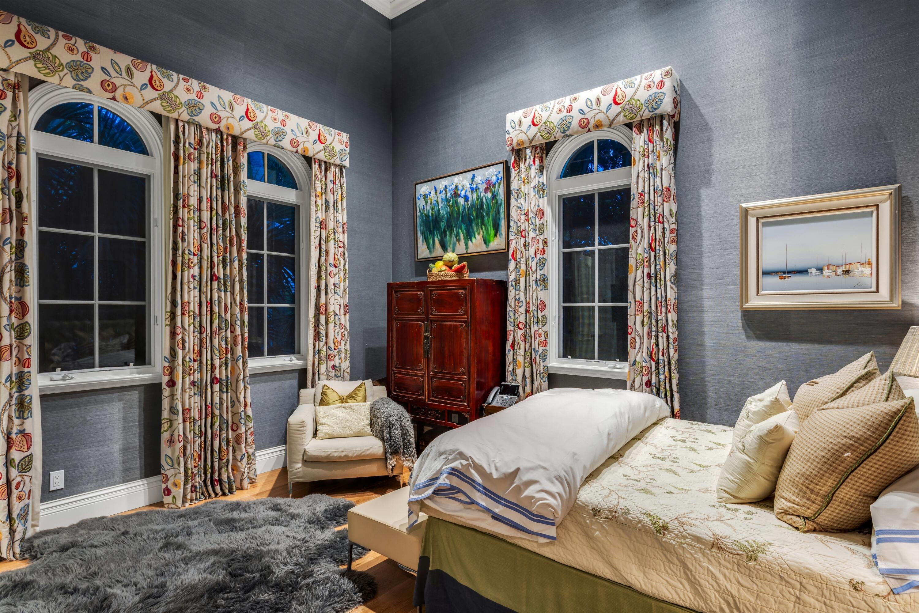 799 Northeast 45th Road Boca Raton, FL 33431 - Photo 67 of 90 a bedroom with a bed and a large window