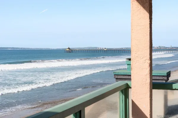 a view of beach and ocean