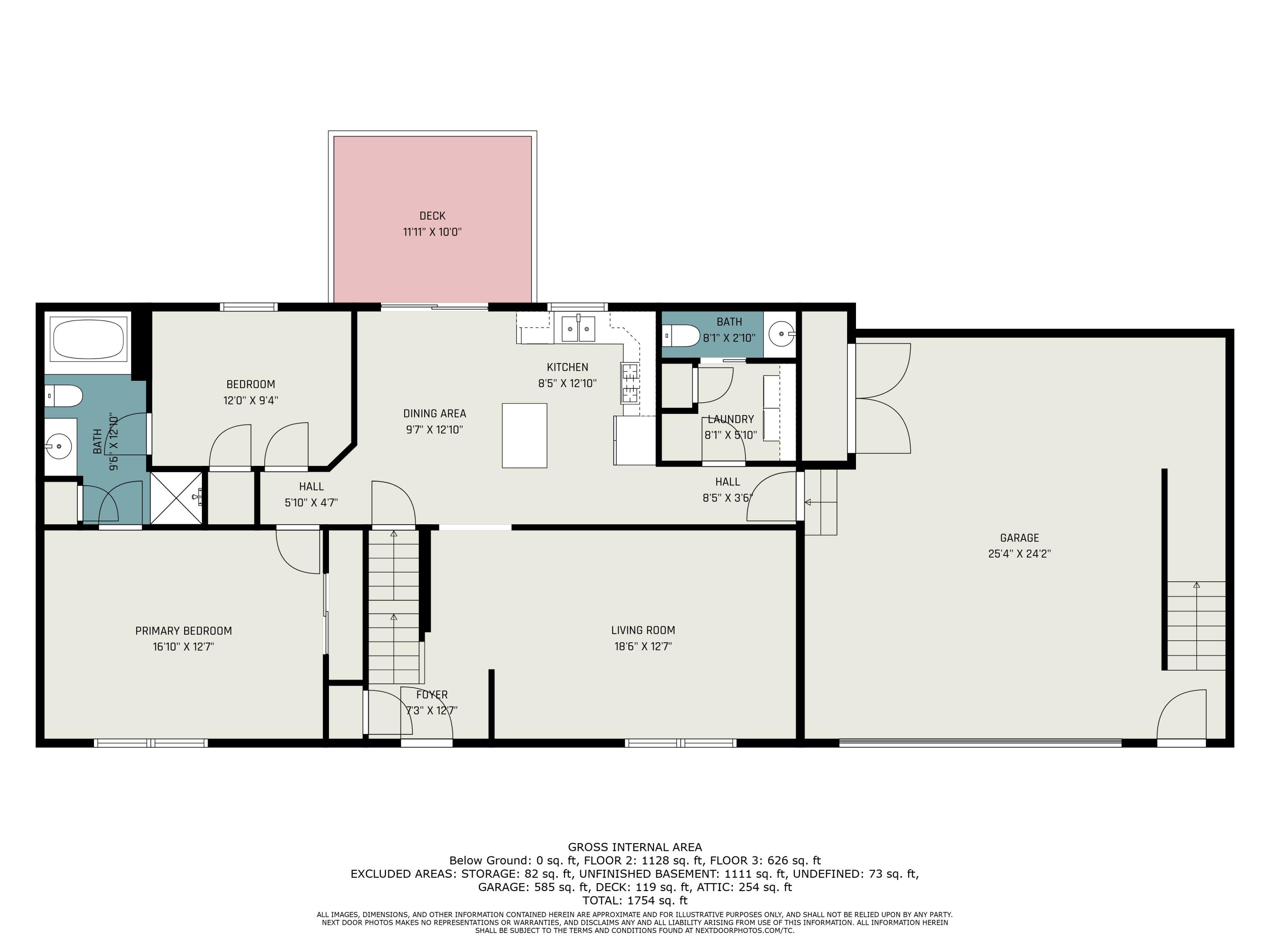 3803 Hilltop Road Onekama, MI 49675 - Photo 49 of 60 2nd_floor_jpg_3803_hilltop_road_onekama
