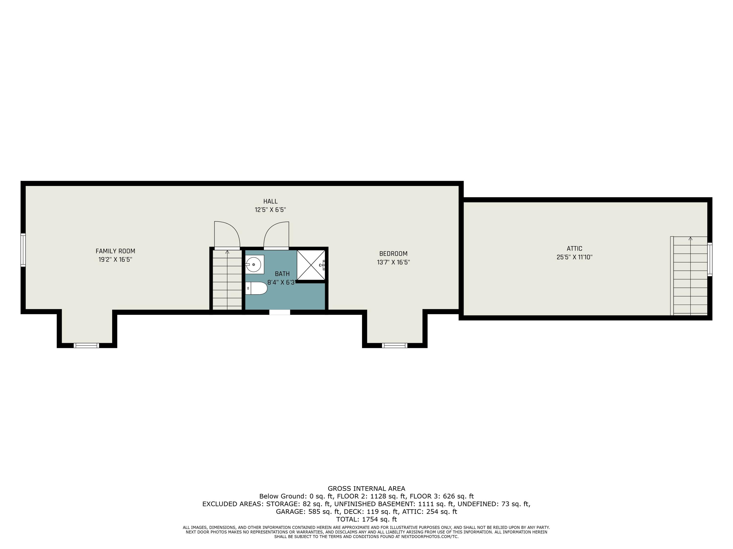 3803 Hilltop Road Onekama, MI 49675 - Photo 50 of 60 3rd_floor_jpg_3803_hilltop_road_onekama