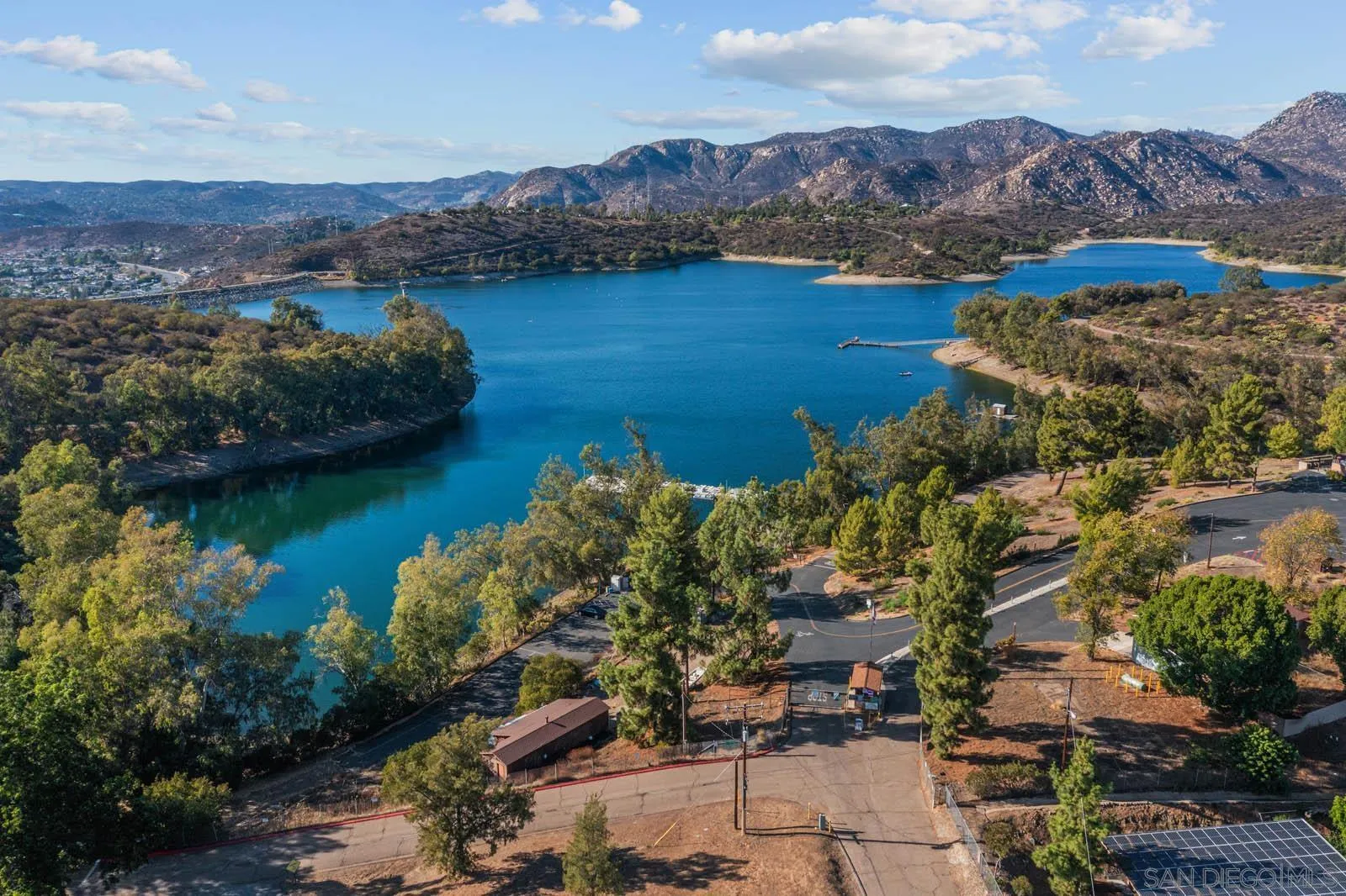 9500 Harritt Road, Unit 198 Lakeside, CA 92040 - Photo 4 of 48 an aerial view of ocean and residential houses with outdoor space