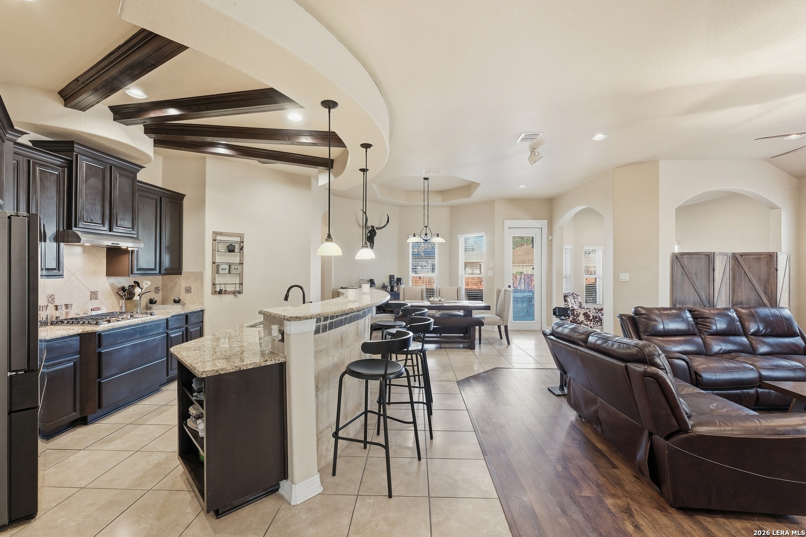 14715 Rifleman Road San Antonio, TX 78254 - Photo 13 of 30 a large kitchen with lots of counter space and stainless steel appliances