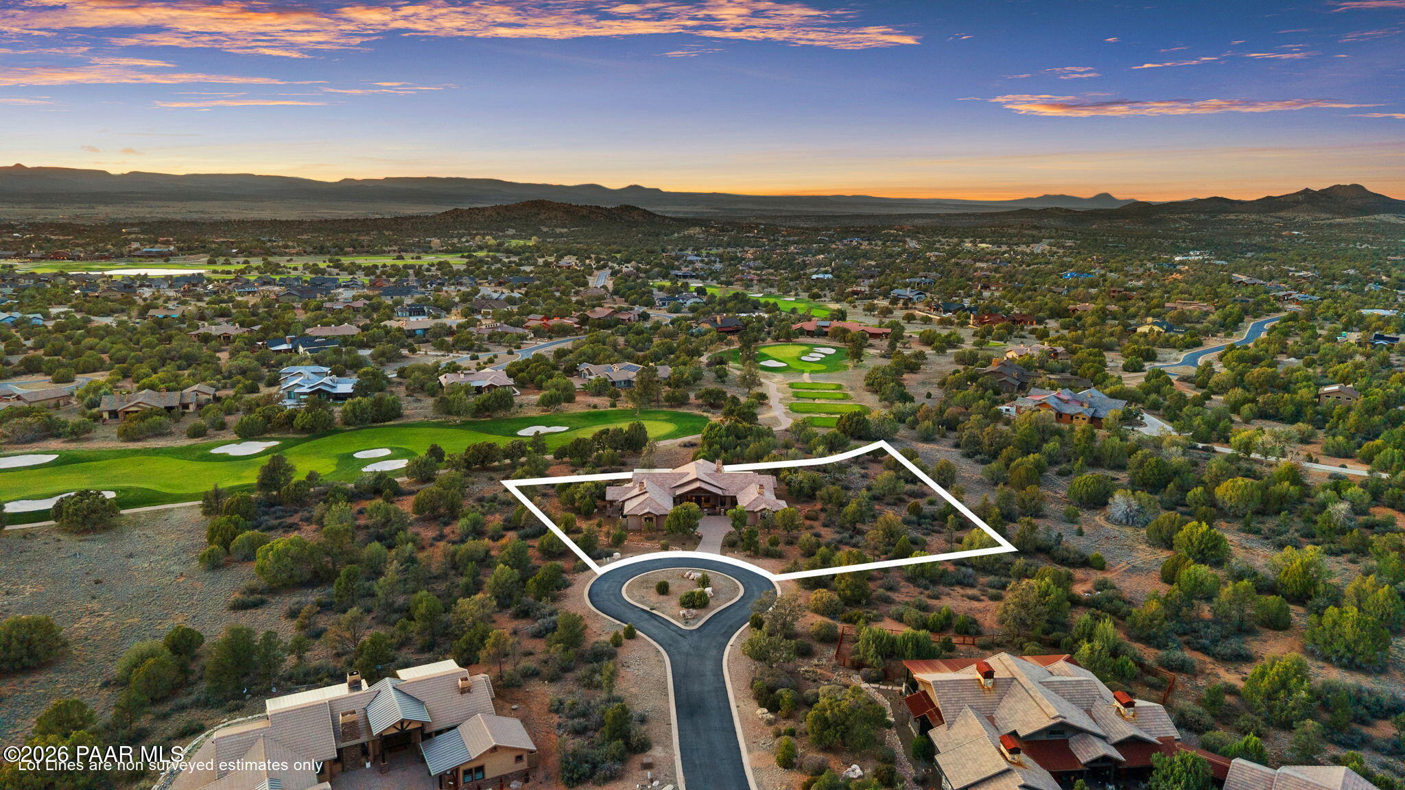 14935 North Kokopelli Road Prescott, AZ 86305 - Photo 84 of 111 2-Aerial (2) Lot Lines