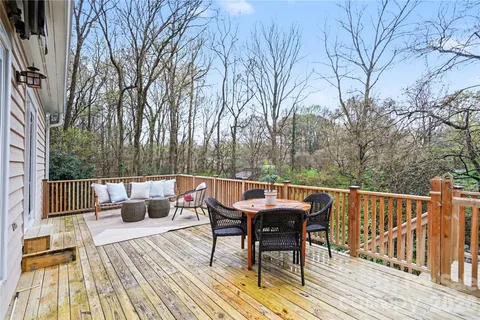 a outdoor view with a sitting space