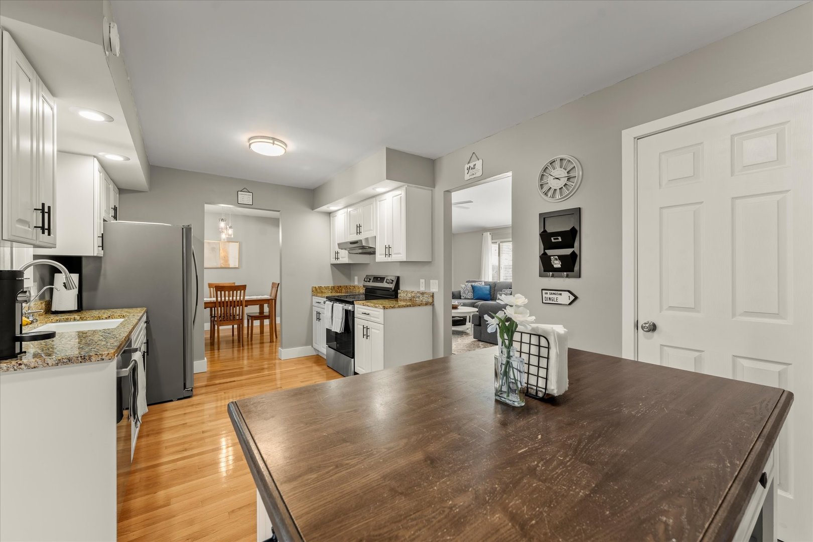 2608 Rachel Road Champaign, IL 61822 - Photo 14 of 47 a view of a kitchen with dining table and chairs