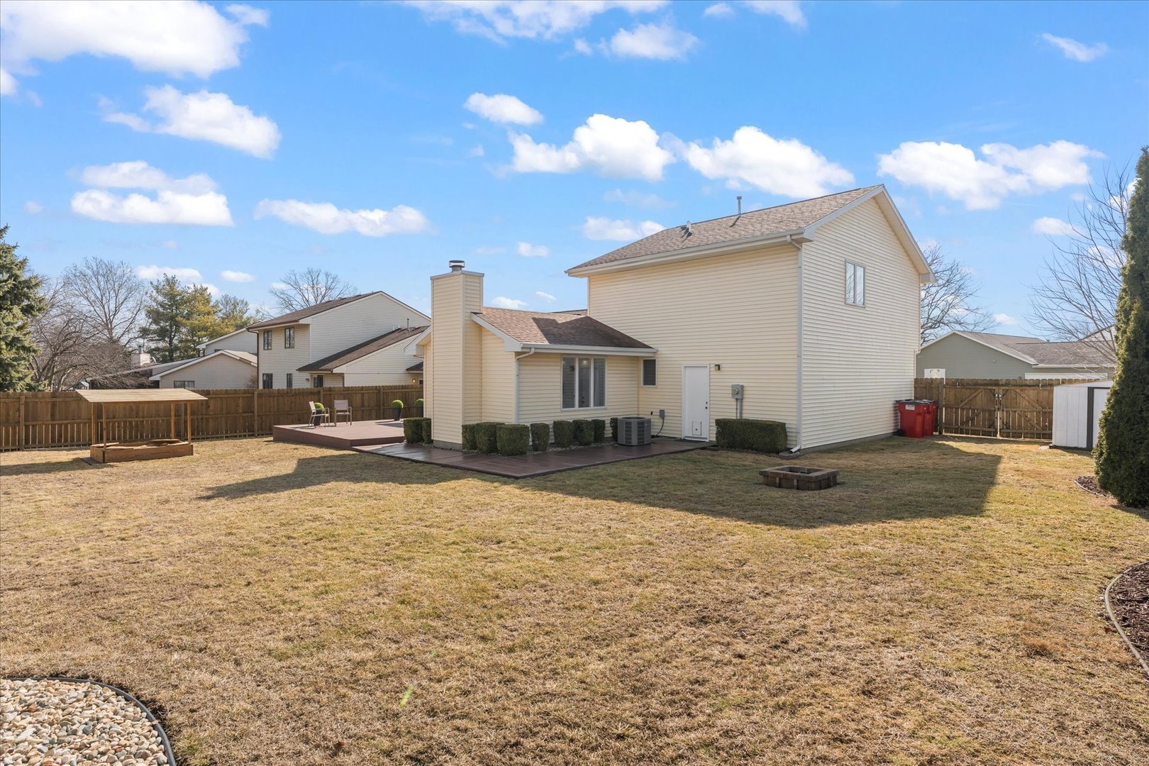 2608 Rachel Road Champaign, IL 61822 - Photo 32 of 47 a view of a house with snow on the road