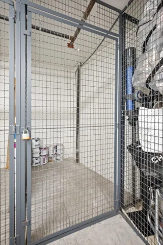 a view of a entryway of the building