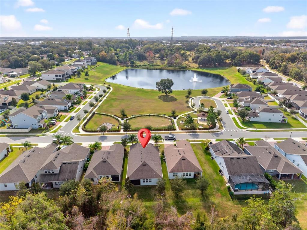 2139 Bay Line Road Oakland, FL 34787 - Photo 44 of 57 an aerial view of residential houses with outdoor space and swimming pool
