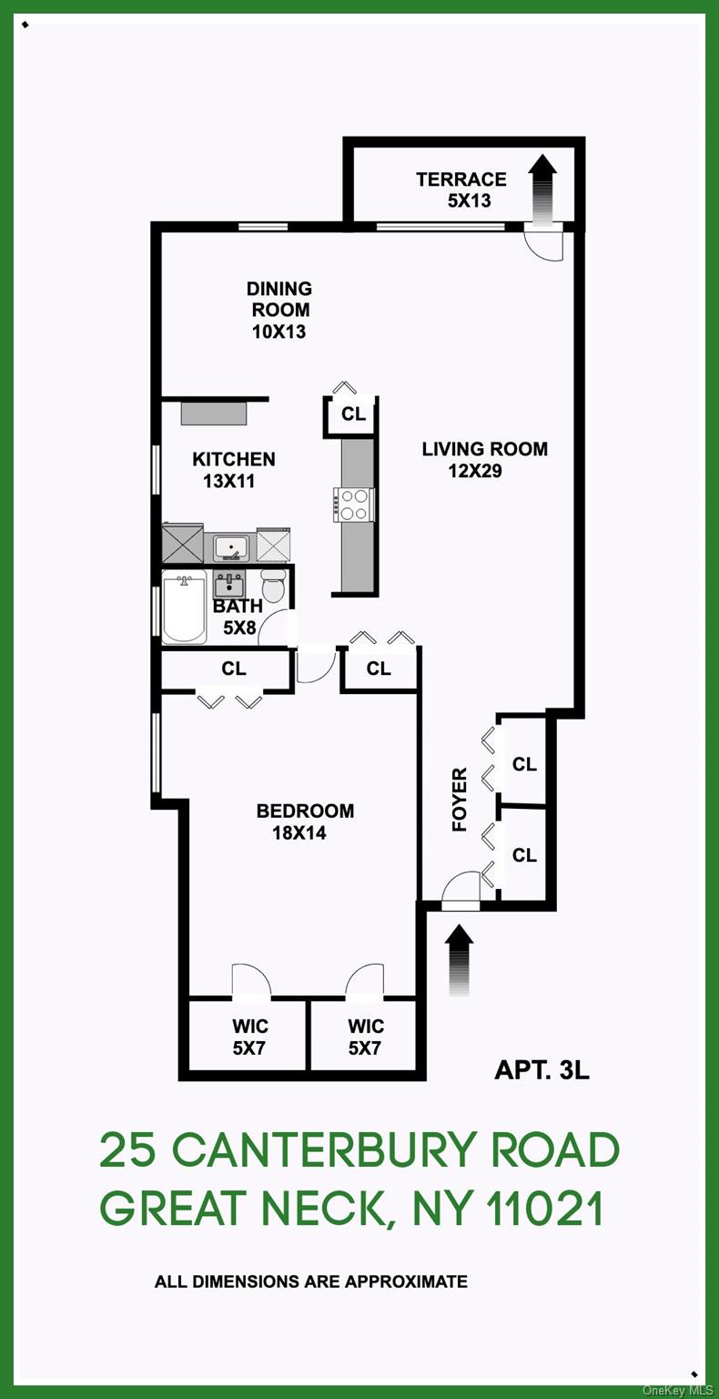 25 Canterbury Road, Unit 3L Great Neck, NY 11021 - Photo 5 of 29 Flow of Rooms