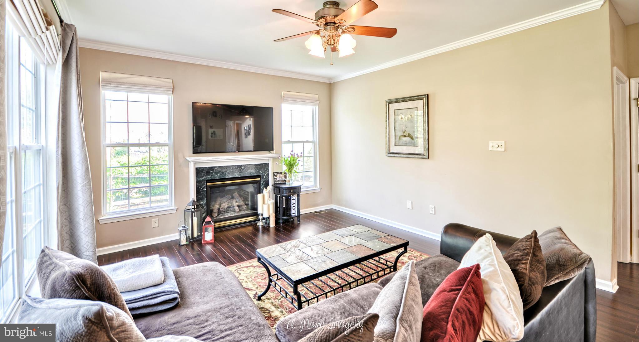 1726 Castle Rock Road Frederick, MD 21701 - Photo 16 of 30 a living room with furniture a window and a flat screen tv
