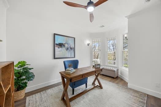 4147 Rench Road Fort Worth, TX 76135 - Photo 6 of 30 a living room with furniture and a potted plant