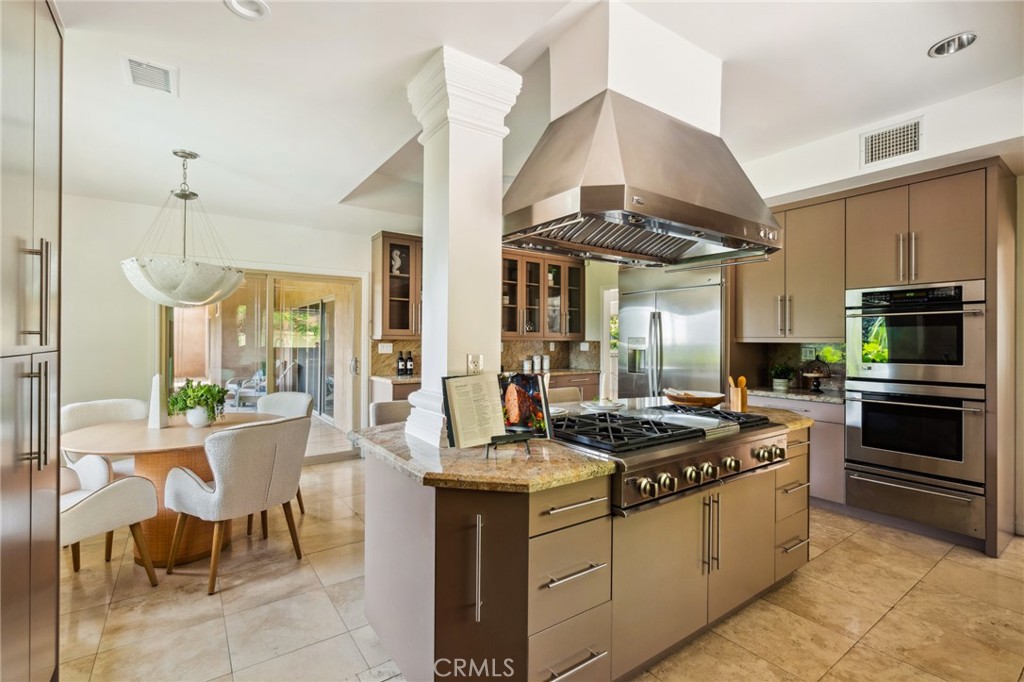 3336 Villa Mesa Road Pasadena, CA 91107 - Photo 1 of 60 a kitchen with stainless steel appliances granite countertop a stove and cabinets