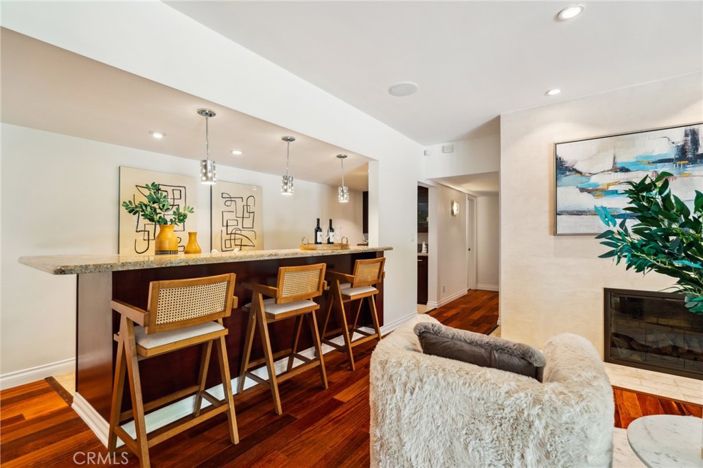 3336 Villa Mesa Road Pasadena, CA 91107 - Photo 35 of 60 a living room with furniture and a flat screen tv