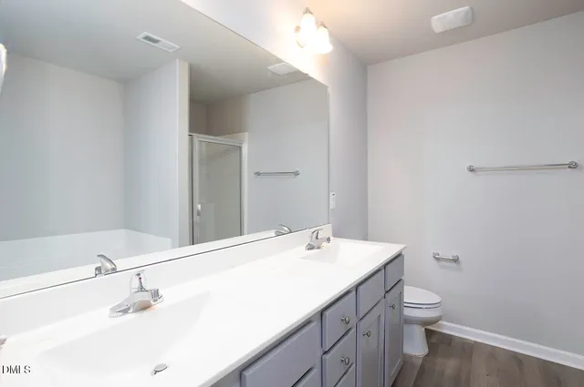 a white bath tub sitting in a bathroom