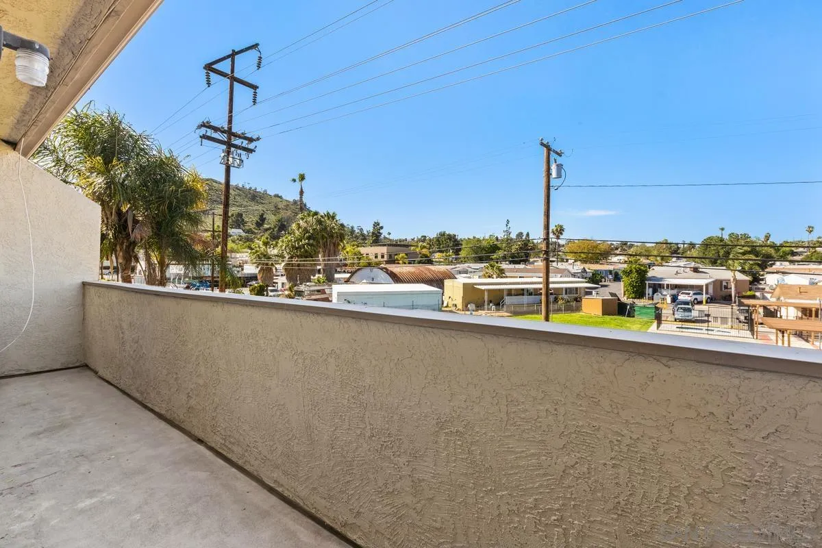12027 Royal Road, Unit 3 El Cajon, CA 92021 - Photo 20 of 20 a view of a balcony with a ocean view