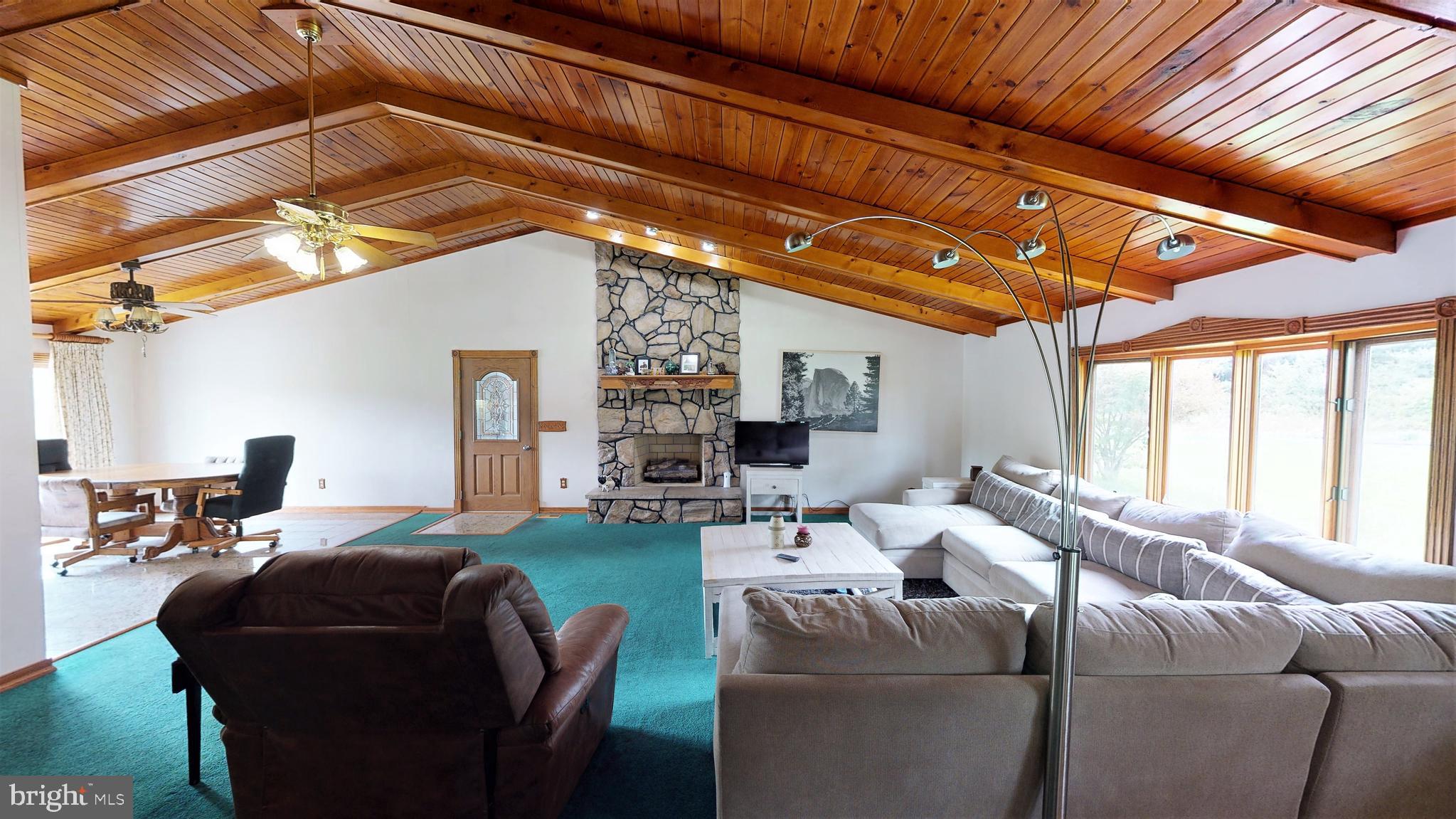 6119 Detrick Road Mount Airy, MD 21771 - Photo 5 of 37 Living room, look at that beautiful ceiling!
