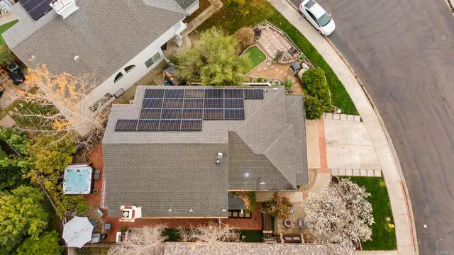 a view of a park with tree s