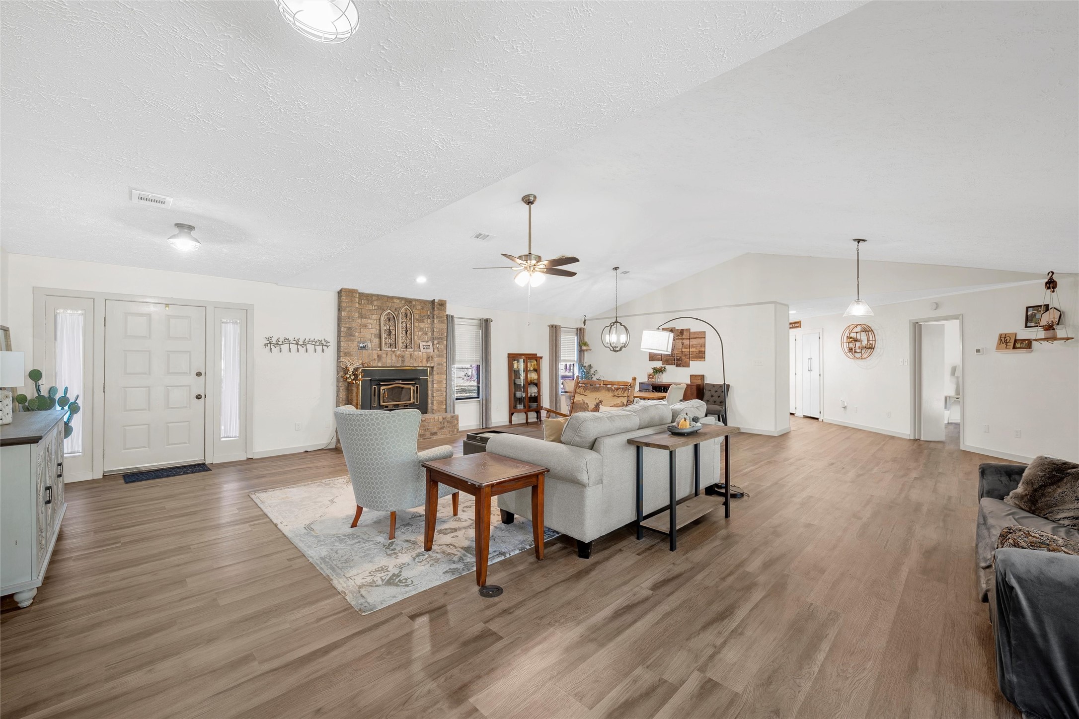 1330 State Highway Kosse, TX 76653 - Photo 19 of 39 a living room with furniture and a wooden floor