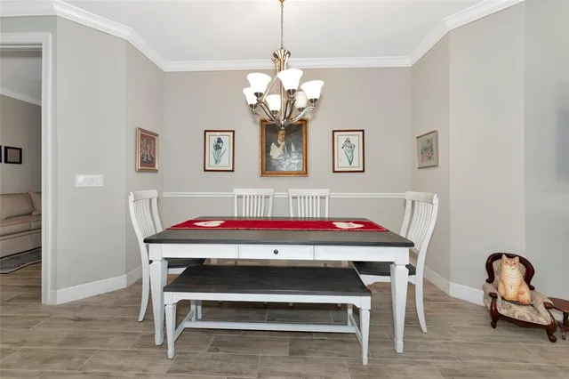 a room with a bed and a table