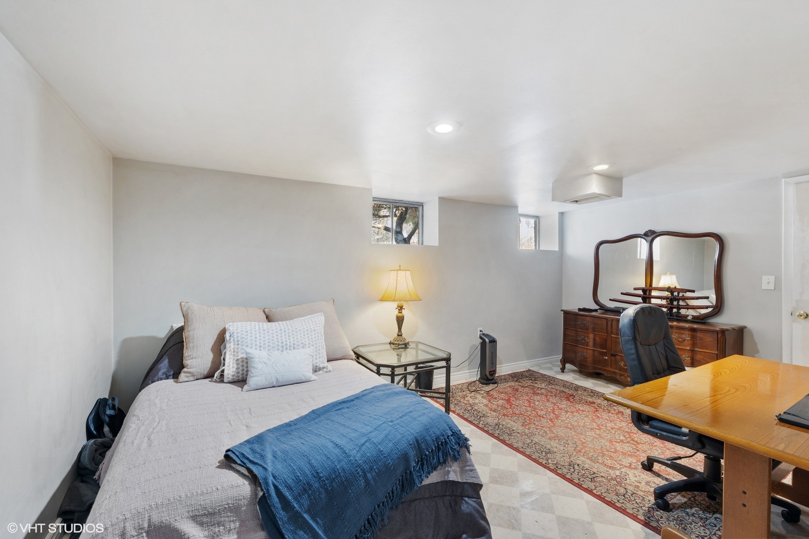 356 Herrick Road Riverside, IL 60546 - Photo 17 of 26 a bedroom with bed and a flat screen tv