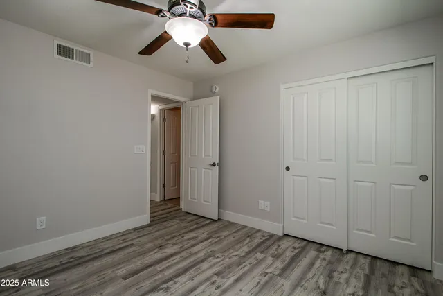 wooden floor in an empty room