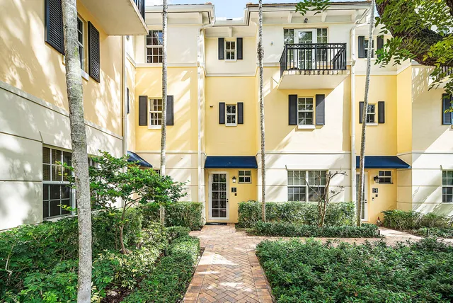 a front view of a multi story residential apartment building