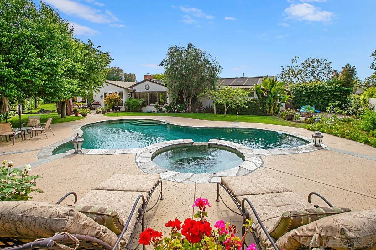 1465 Rodeo Drive La Jolla, CA 92037 - Photo 24 of 24 a view of a backyard patio and swimming pool