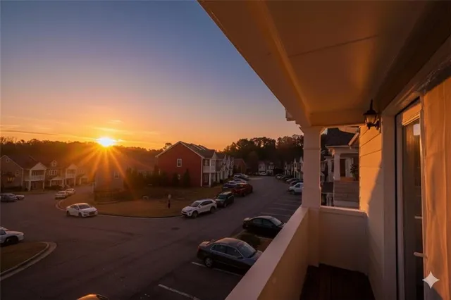 a view of balcony and patio