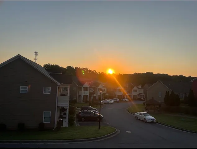 a view of outdoor space and city view