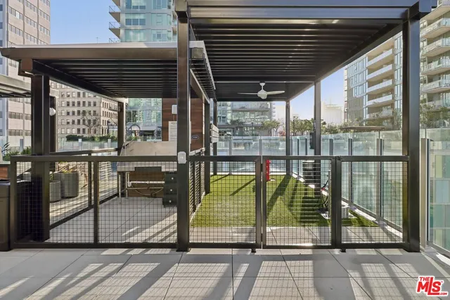 a view of a wooden deck