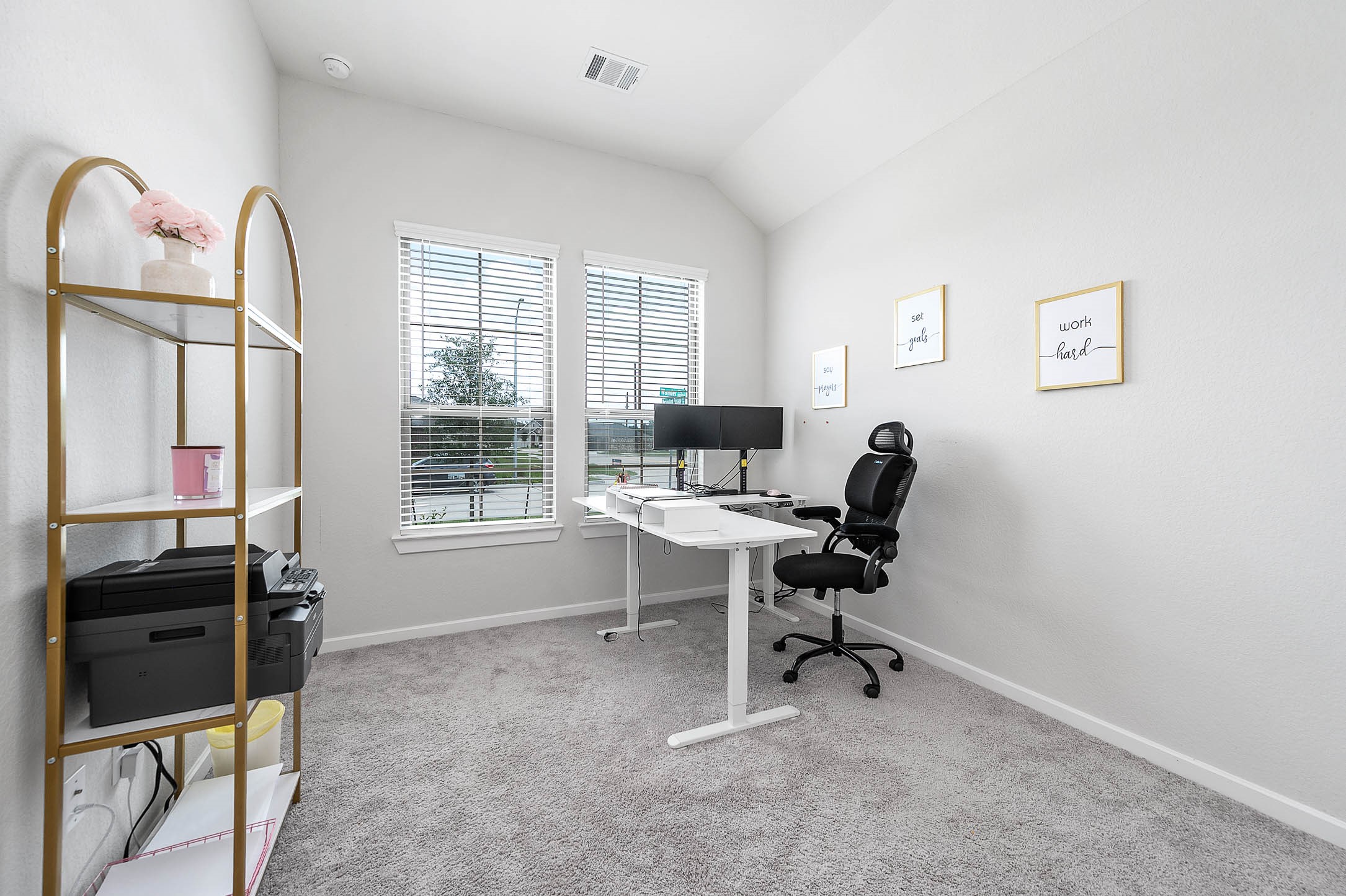 10926 Wander Way Beasley, TX 77417 - Photo 18 of 38 a view of a workspace with furniture and a window