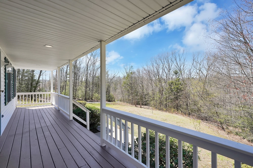 20 Upper Hampden Road Monson, MA 01057 - Photo 31 of 39 a view of balcony with wooden floor and fence