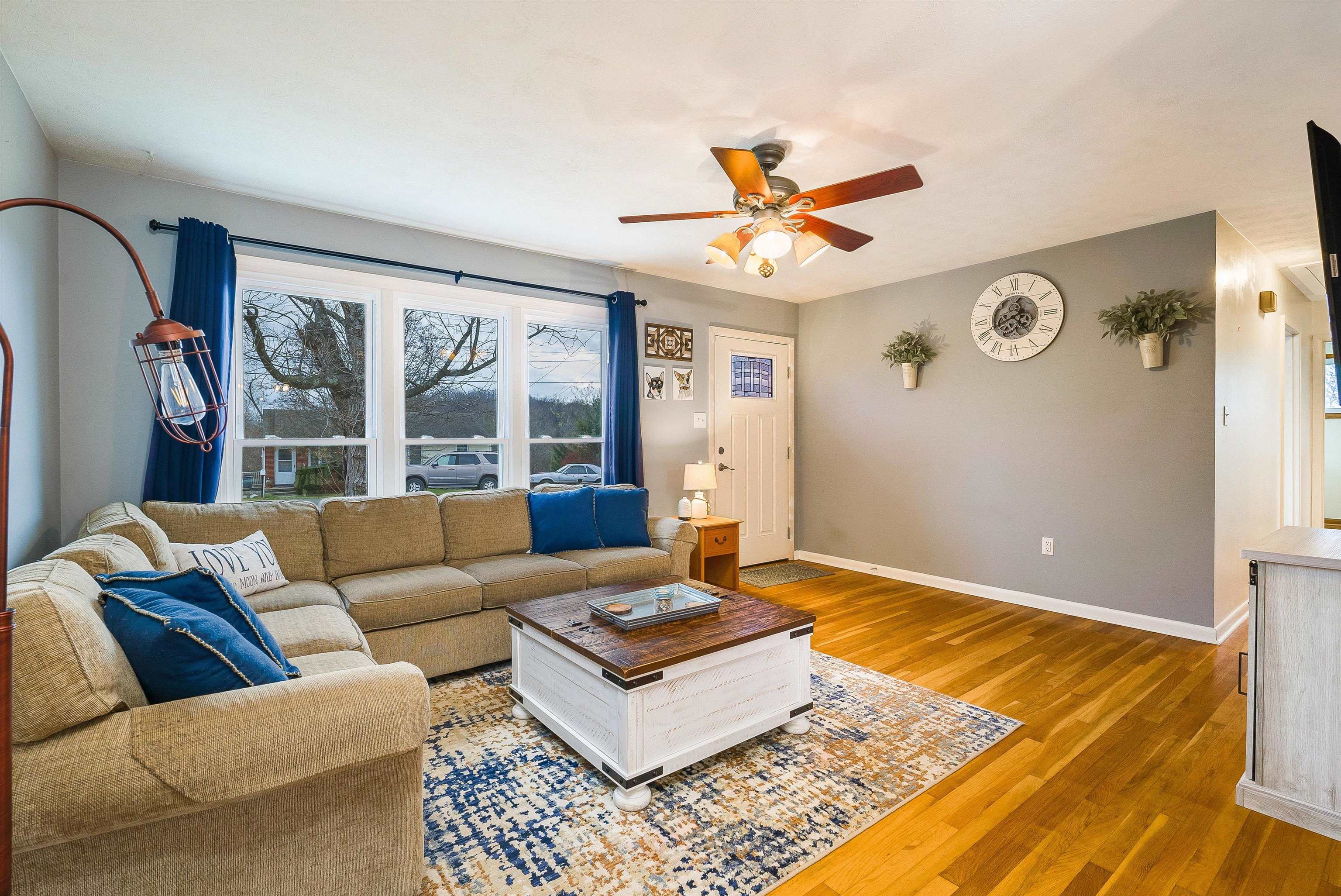 815 Rutherford Street Staunton, VA 24401 - Photo 2 of 56 a living room with furniture and a large window
