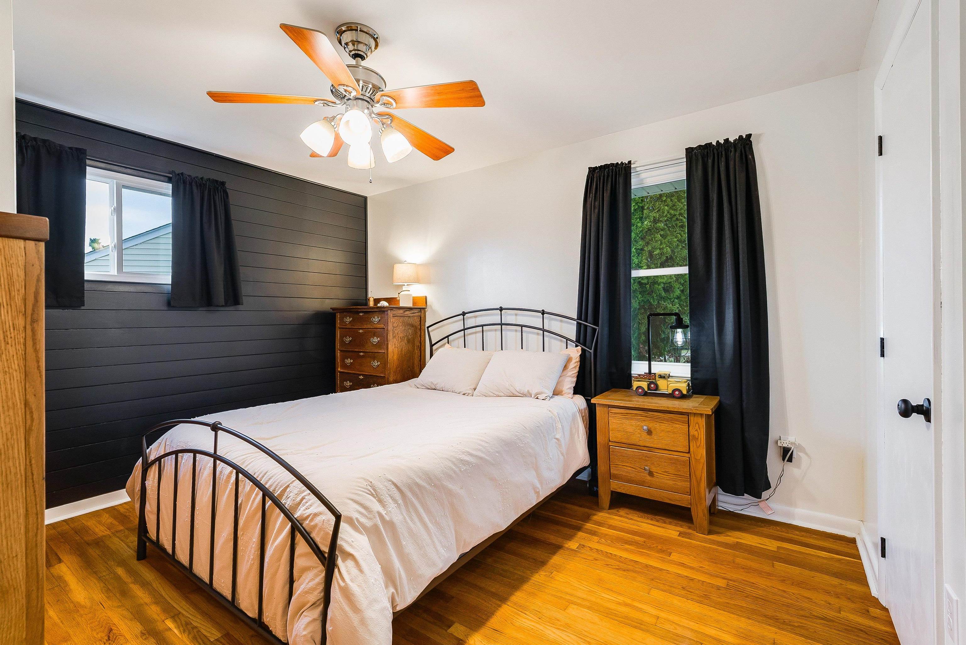 815 Rutherford Street Staunton, VA 24401 - Photo 22 of 56 a bedroom with a bed and a window