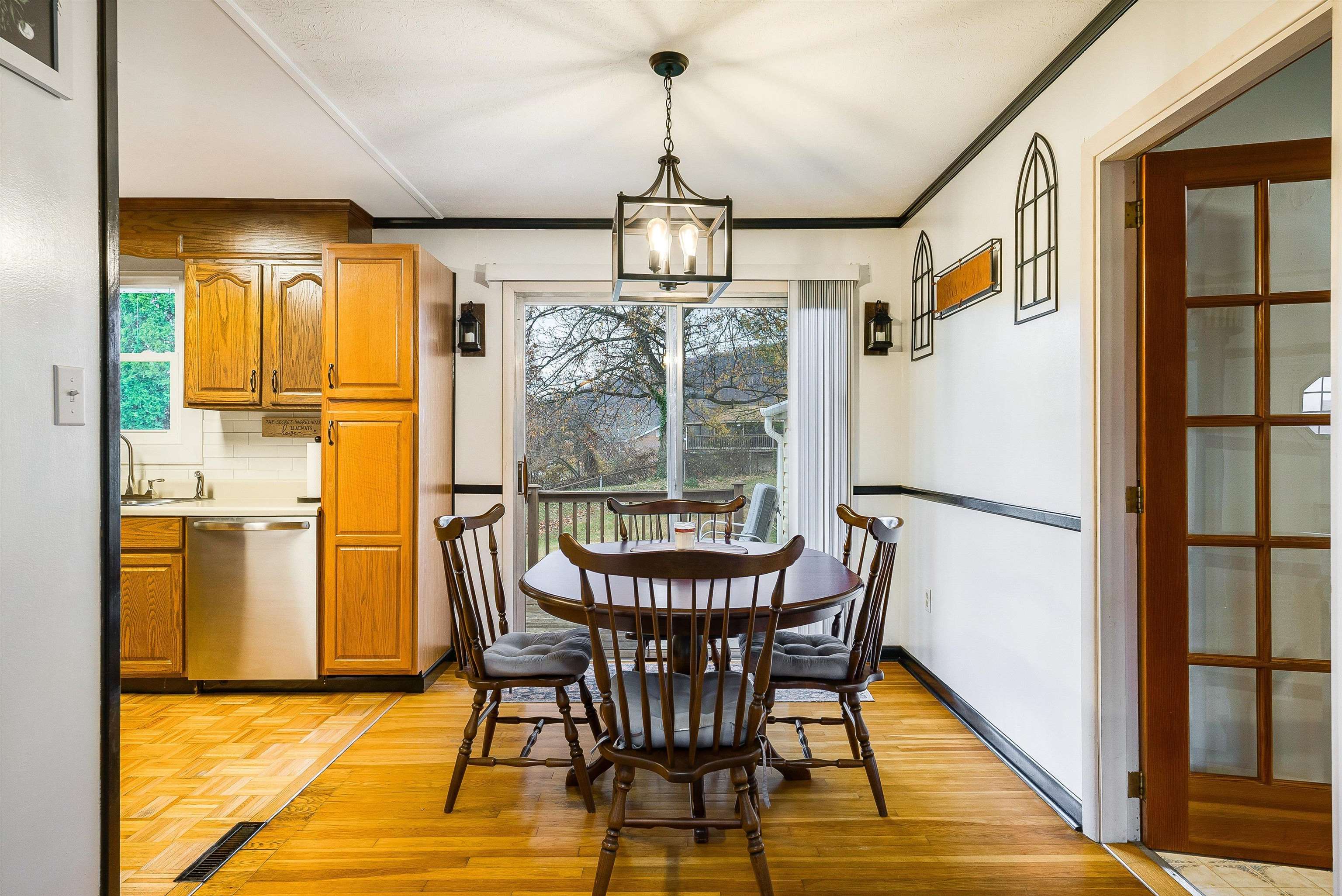 815 Rutherford Street Staunton, VA 24401 - Photo 4 of 56 a view of a dining room with furniture window and outside view