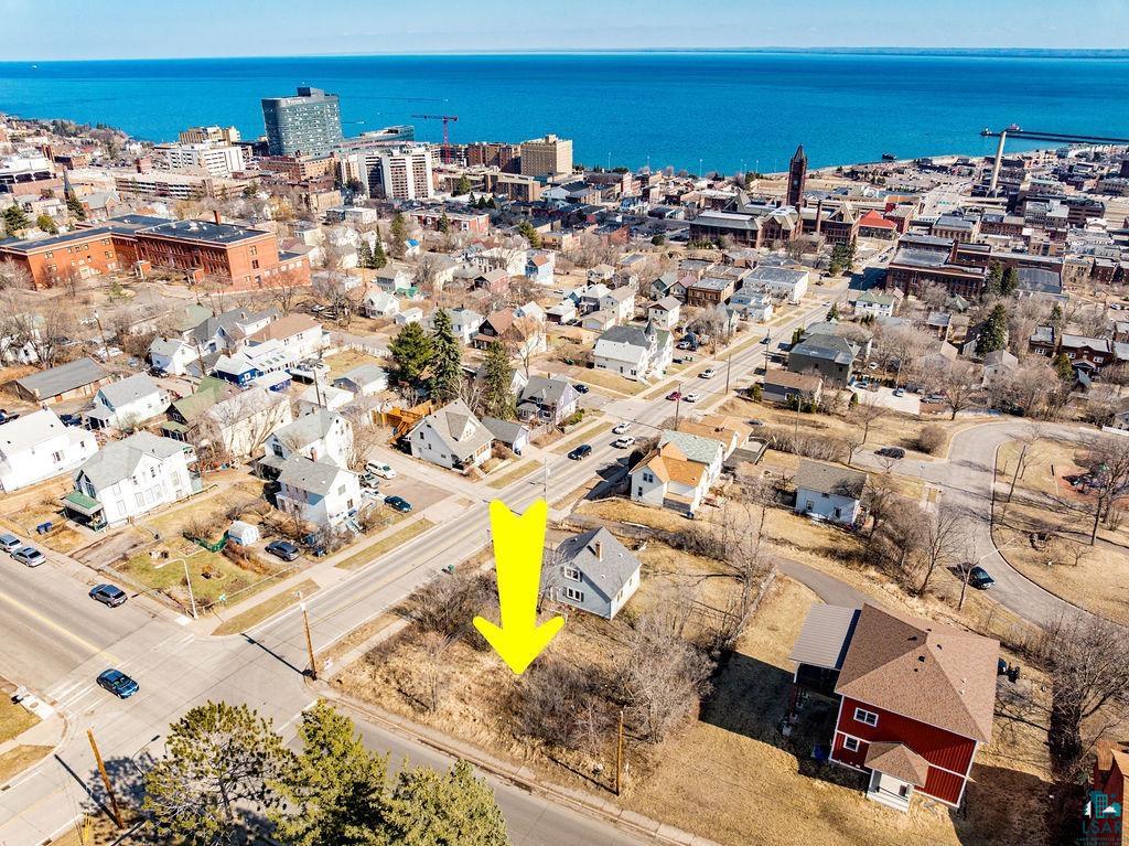 2 West 7th Street Duluth, MN 55806 - Photo 3 of 8 Aerial view with a view of city and a water view