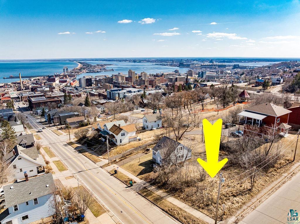 2 West 7th Street Duluth, MN 55806 - Photo 8 of 8 Aerial view featuring a view of city and a water view