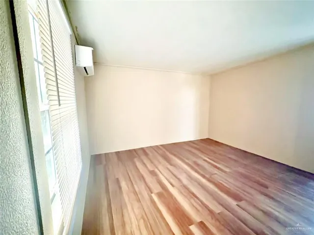 a view of wooden floor in a room