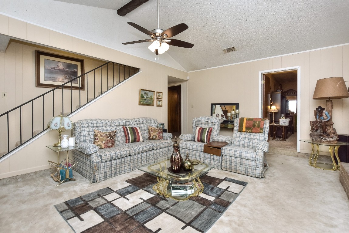 118 Oak Ridge Circle Georgetown, TX 78628 - Photo 13 of 40 a living room with furniture and a large window
