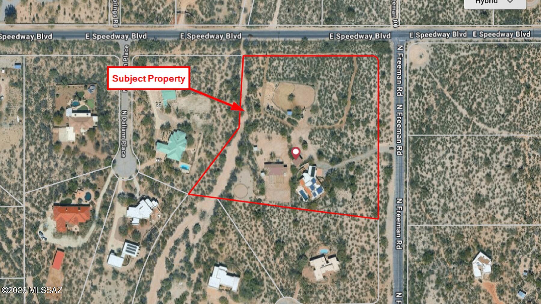 1003 North Freeman Road Tucson, AZ 85748 - Photo 48 of 51 Aerial Zoomed In