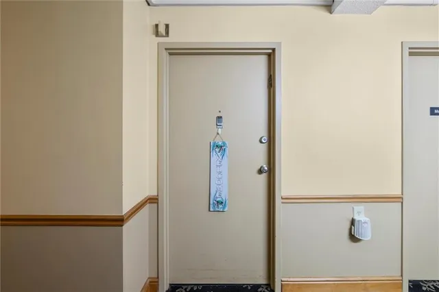 a view of water heater room